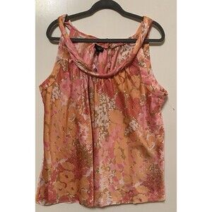 Talbots Woman Top Size 22W Floral Sleeveless NWT